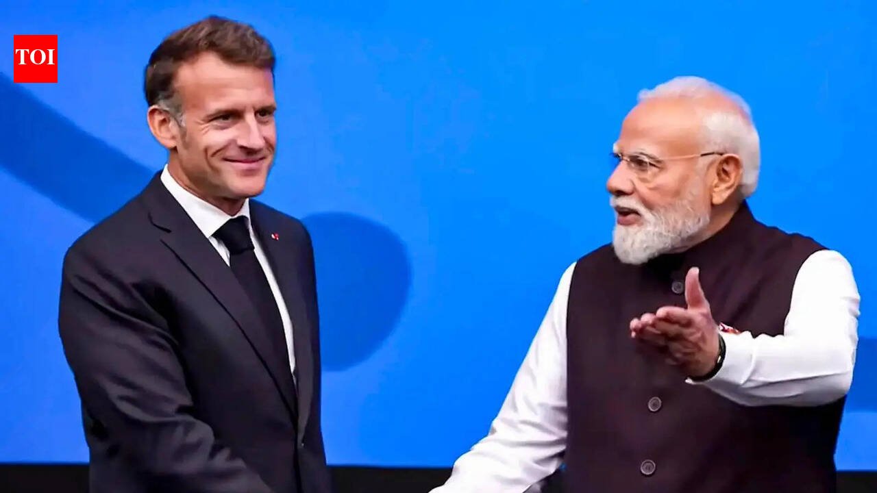 Modi tells India’s deep-tech story to the world, Macron backs him up