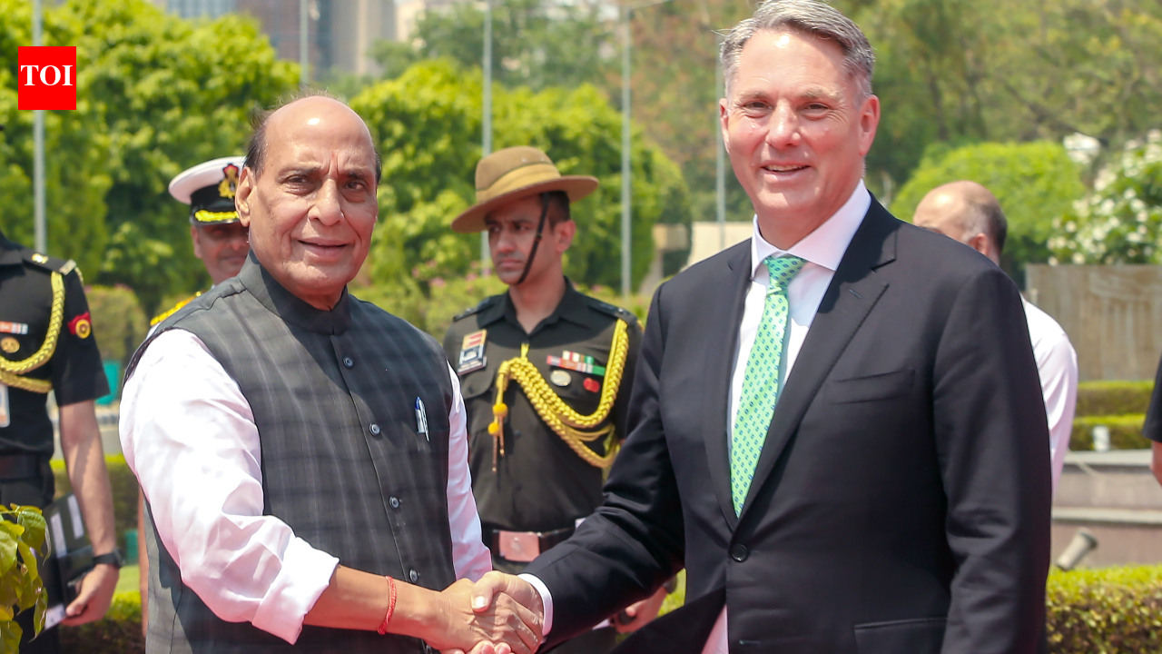 Rajnath, Australian defence minister underscore maritime freedom, supply chain security in Delhi talks; work on finalising joint maritime security collaboration Roadmap