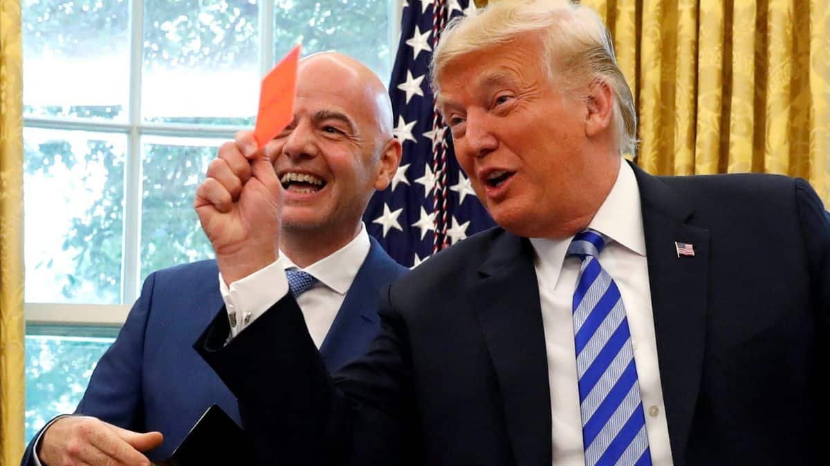Gianni Infantino’s slimy relationship with Donald Trump finally stained Team USA and the World Cup