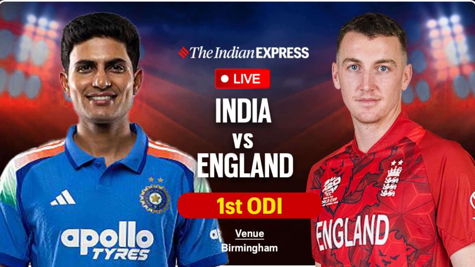 India vs England Live Score, 1st ODI: Jasprit Bumrah picks Harry Brook; ENG are three down in Birmingham