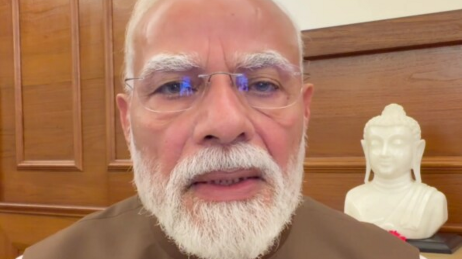 PM Modi back with a selfie video, hails passage of stricter anti-paper leak bill