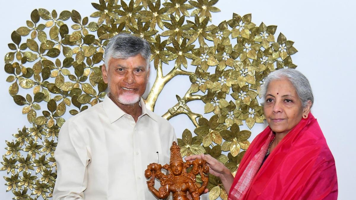 Naidu seeks Nirmala Sitharaman’s support for setting up of Indian School of Agriculture in A.P.