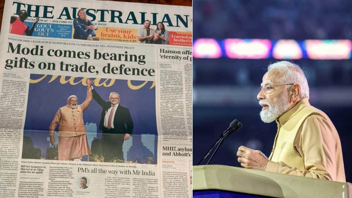 'Mr India' and 18 big deals: Australian media puts PM Modi front and centre after landmark summit