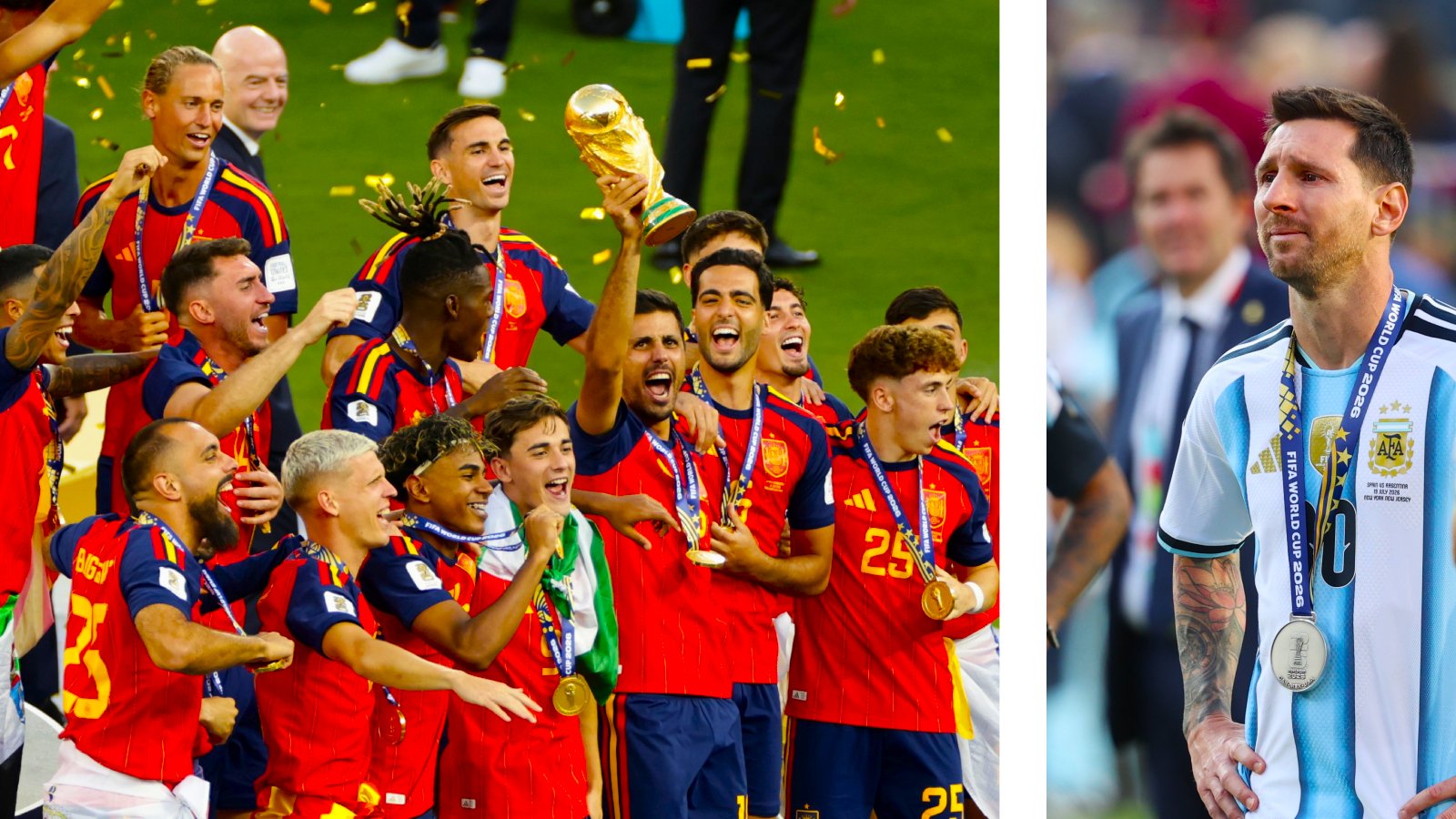 Argentina vs Spain Highlights, FIFA World Cup 2026 Final: Ferran Torres’ goal helps ESP dethrone 10-man ARG