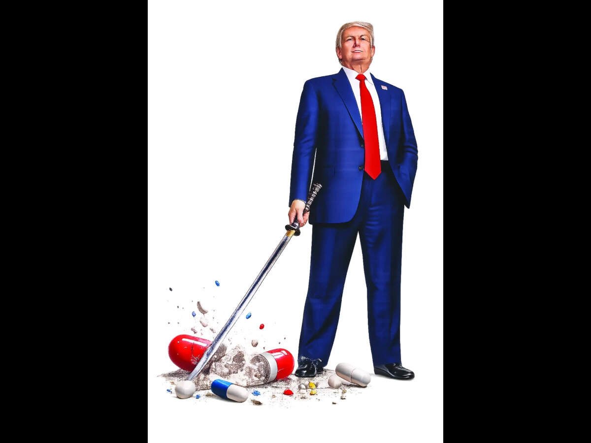 Pharma stocks slide as Trump's 100% generic drug tariff plan spooks investors
