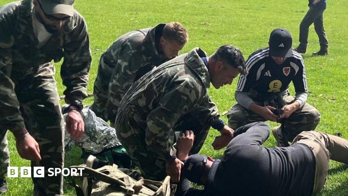 Bombs, blood, ambushes - football coaching with the army
