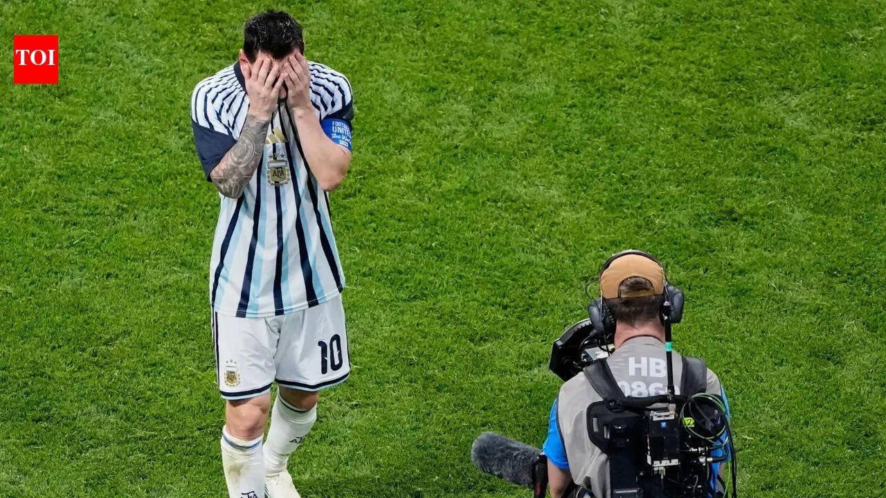 Lionel Messi in tears after Argentina's greatest escape in FIFA World Cup sends them to the quarter-finals