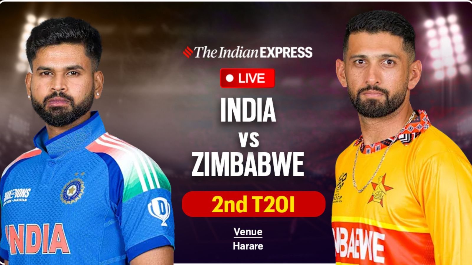 India vs Zimbabwe Live Score, 2nd T20I: Vaibhav Sooryavanshi departs; IND two down vs ZIM in Harare