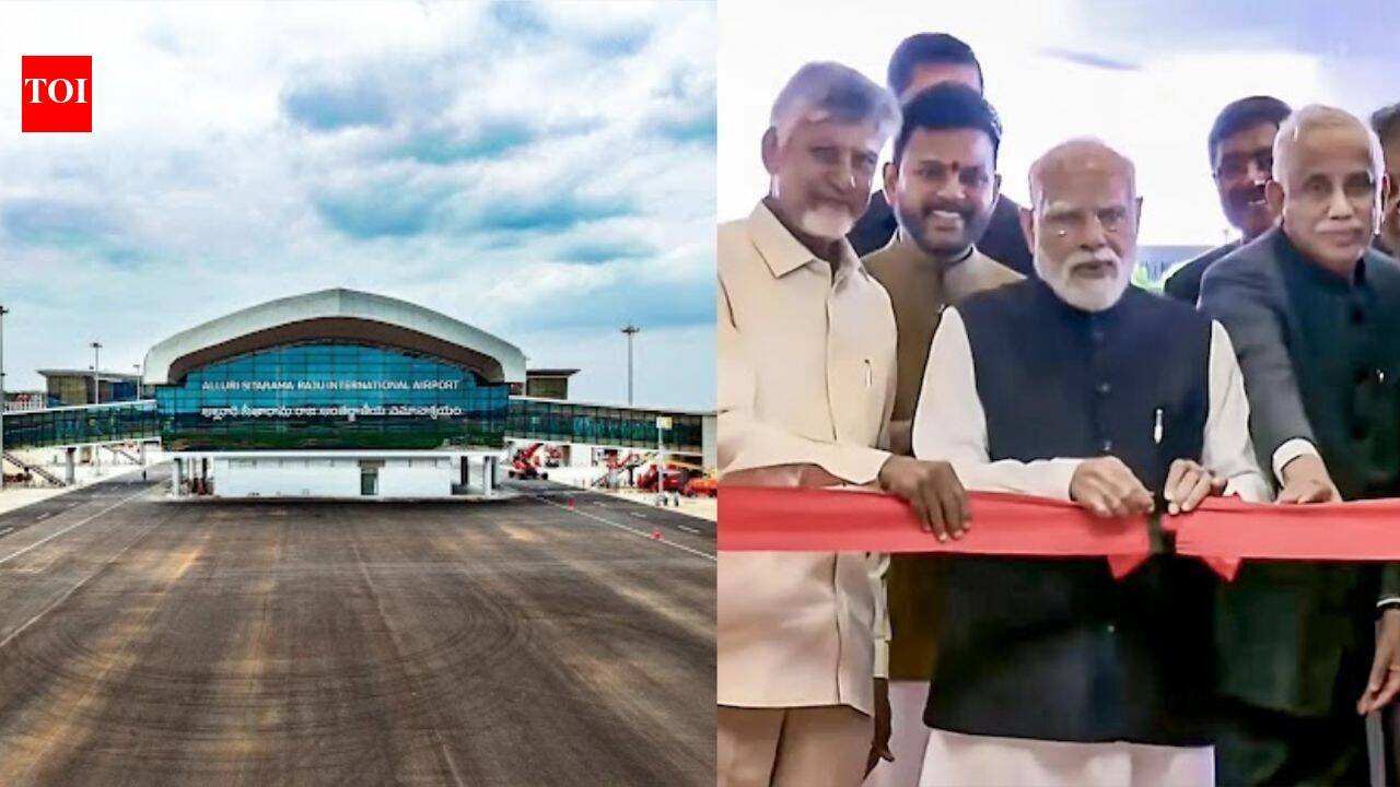 'Airports were earlier named after one family': PM Modi inaugurates Andhra's Bhogapuram airport