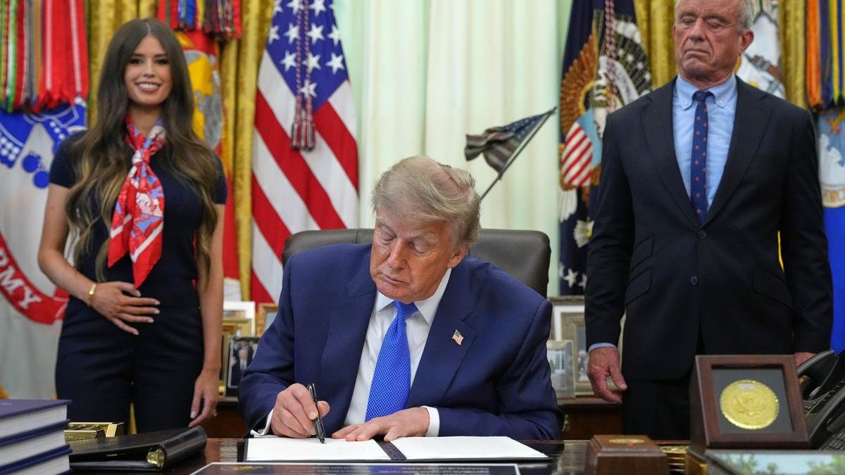 Trump signs order calling for spacing out childhood vaccines, against medical groups’ guidance