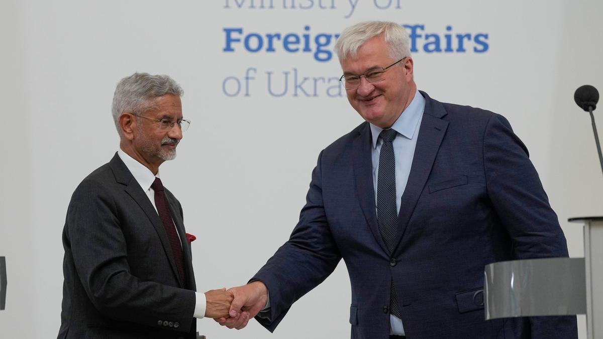 In Kyiv, Jaishankar offers India’s help to stop Ukraine-Russia war