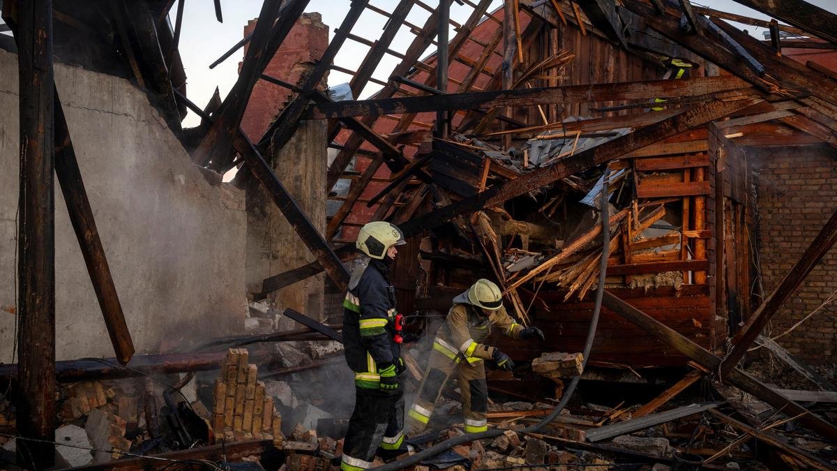Russia's ballistic missile, jet-propelled drone blitz keeps Kyiv on edge