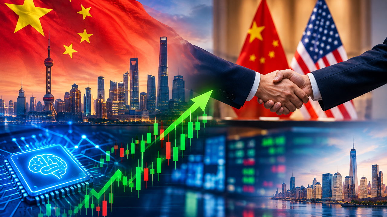Global Market: China stocks climb on AI boost, US-China talks in focus