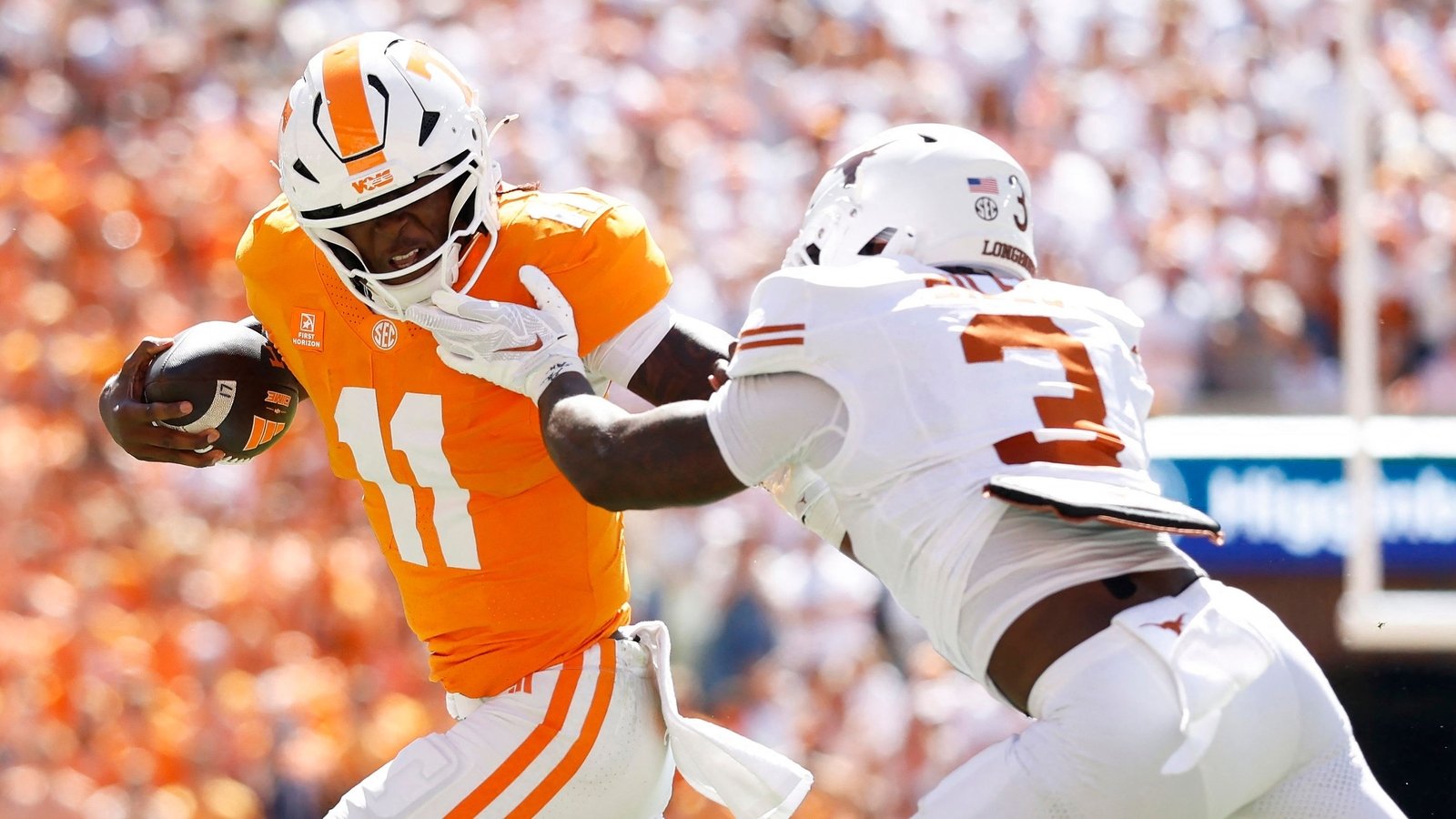What happened to Faizon Brandon? Latest injury update on Tennessee QB as he returns vs Texas