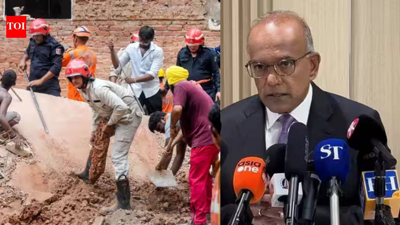 Evening Newswrap: 2 dead in Delhi building collapse, many trapped; Singapore minister condemns anti-India racism, and more