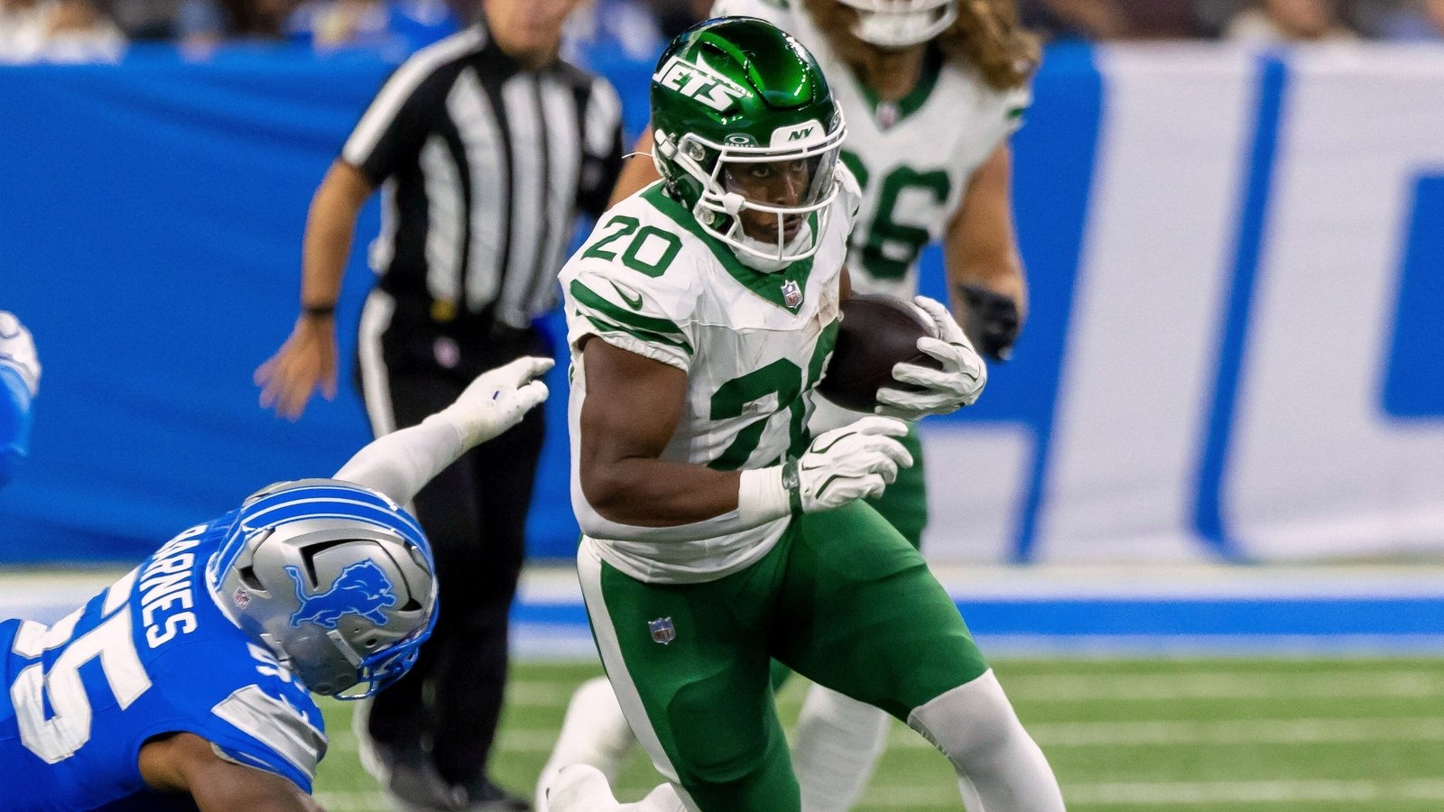 Breece Hall injury update: What happened to Jets RB? Team confirms latest status after scary moment vs Lions