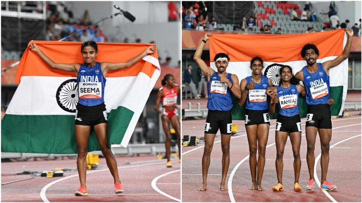 Asian Games 2026 highlights: Seema wins bronze in women's 10,000m final; 4x400m mixed relay team wins silver
