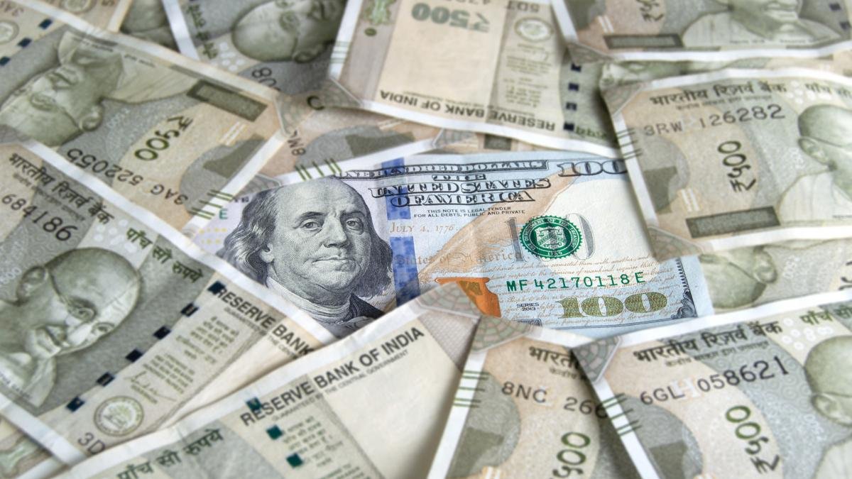 Rupee rises 26 paise to close at 95.17 against U.S. dollar