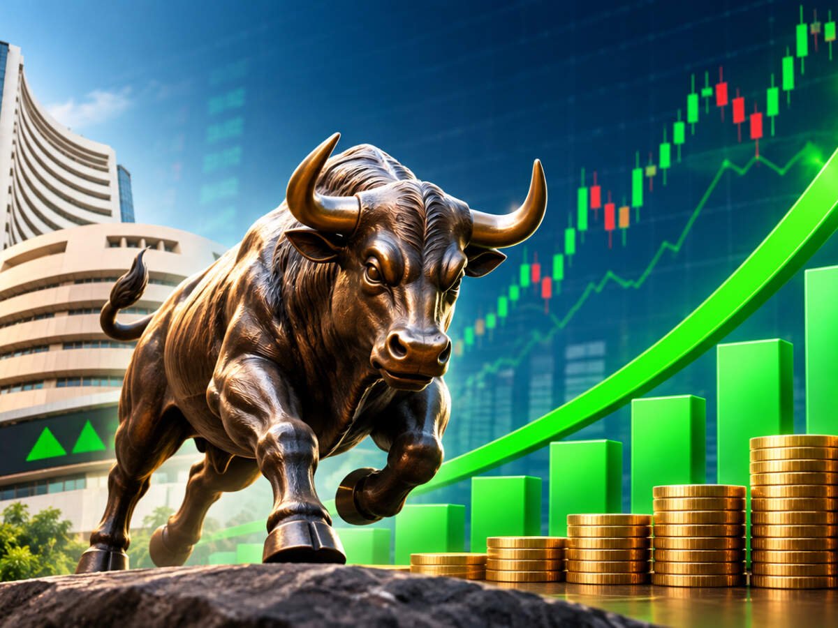 Sensex rises 308 points, Nifty above 23,000 even as broader markets crash. Will D-Street bulls extend recovery next week?