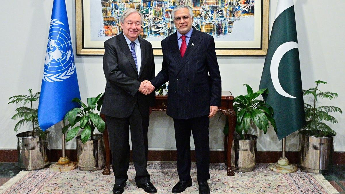UN chief, Pakistan’s Deputy PM hold talks; discuss regional and global issues