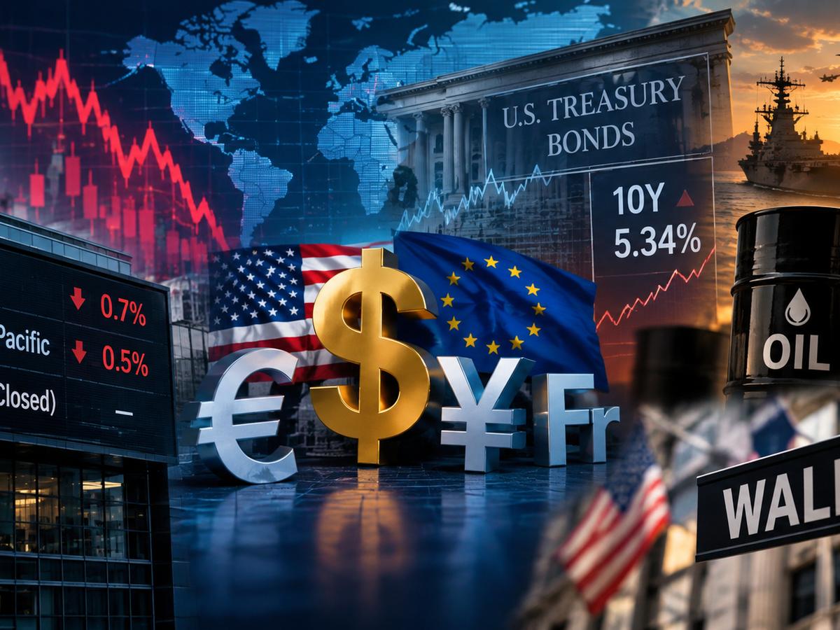 Global Markets: Asian shares fall after wild swings in bonds, FX before US jobs data