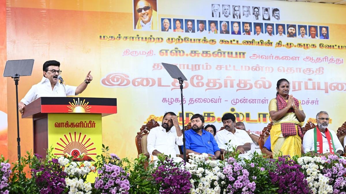 ‘Minority’ TVK government has ‘forced’ byelection for CM’s selfish gain: DMK president Stalin