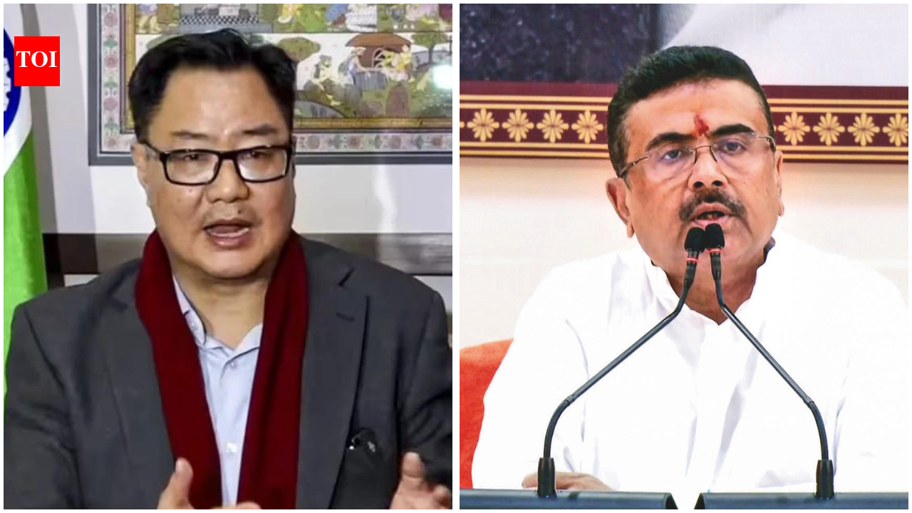 Evening news wrap: Rijiju alleges violence plot during protests, CM Suvendu orders probe into home guards after stampede & more