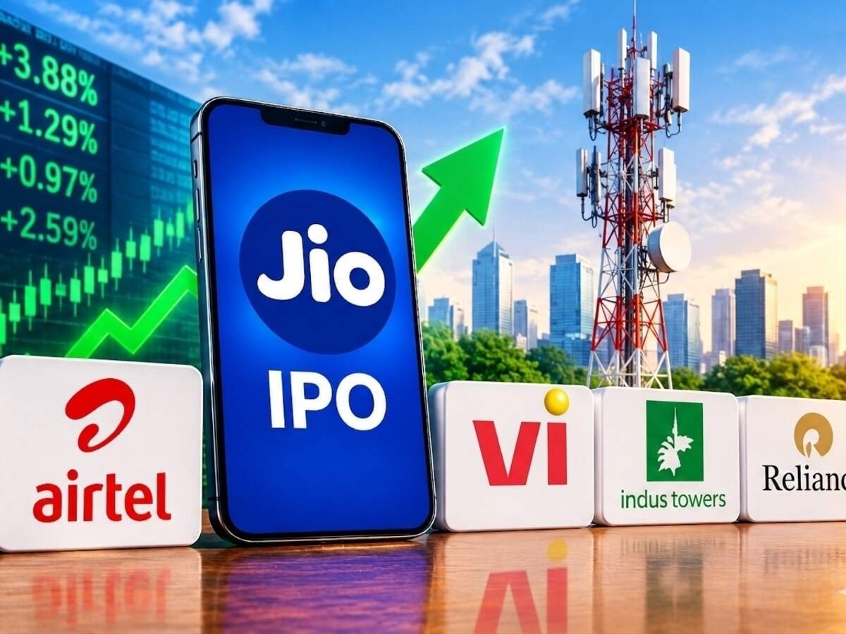 Jio IPO fever grips telecom stocks: Airtel, Vodafone Idea & others rise up to 4%