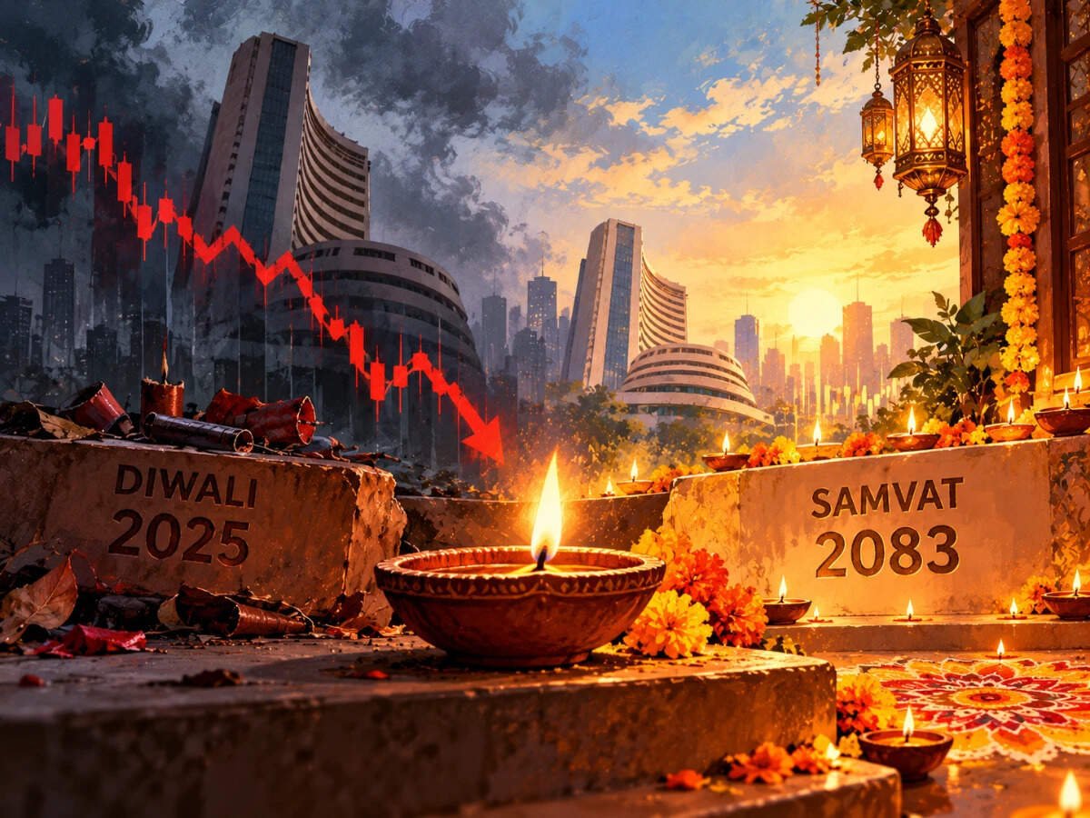 Diwali 2026: Sensex plunged 10,000 points, Nifty dropped 12% since last Diwali. Will Samvat 2083 bring some relief?