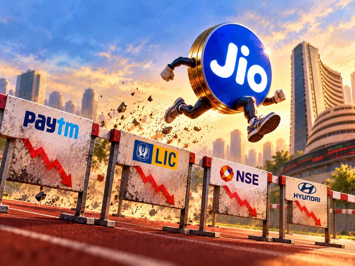 Jio debuts on D-Street: India’s biggest IPOs delivered negative returns over one month after listing. Will Jio break the curse?