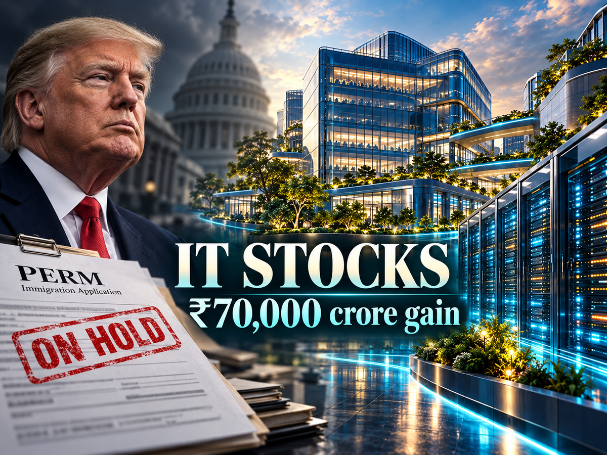 Explained: Why IT stocks ignored Donald Trump’s PERM suspension to gain Rs 70,000 crore in one day