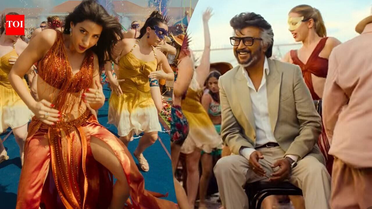 Nora Fatehi steals the show in Rajinikanth’s 'Jailer 2' 'Bindaas' song