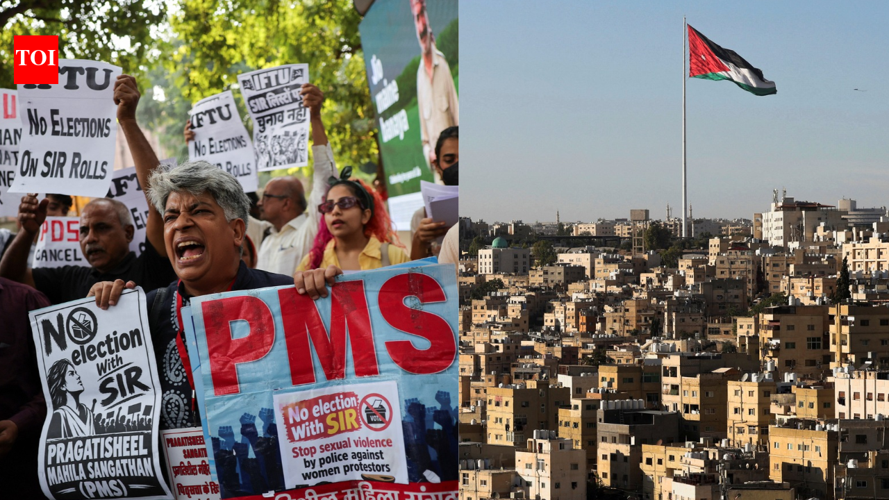 Evening news wrap: Delhi police detain SIR protesters marching towards EC headquarters; Jordan church shooting leaves seven dead & more